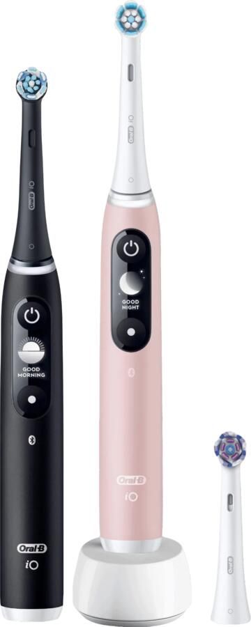 Oral B Oral-B iO 6 Black & Pink Elektrische Tandenborstels Ontworpen Door Braun