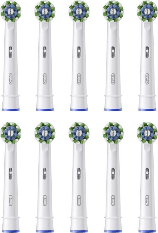 Oral B Oral-B Pro Cross Action Opzetborstels Met CleanMaximiser Technologie 10 Stuks Brievenbusverpakking