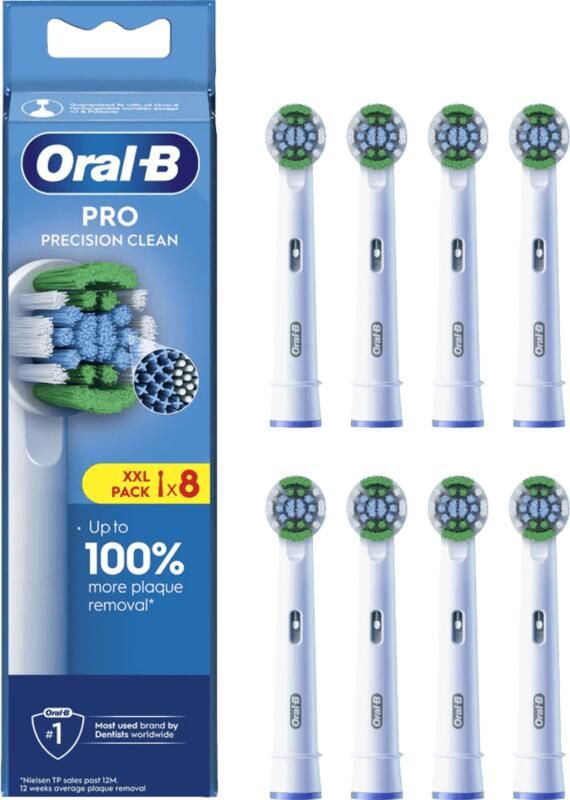 Oral B opzetborstels precision clean 8 stuks