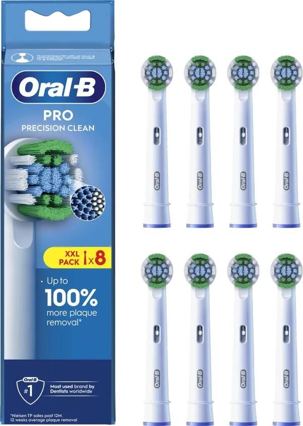 Oral B opzetborstels precision clean 8 stuks