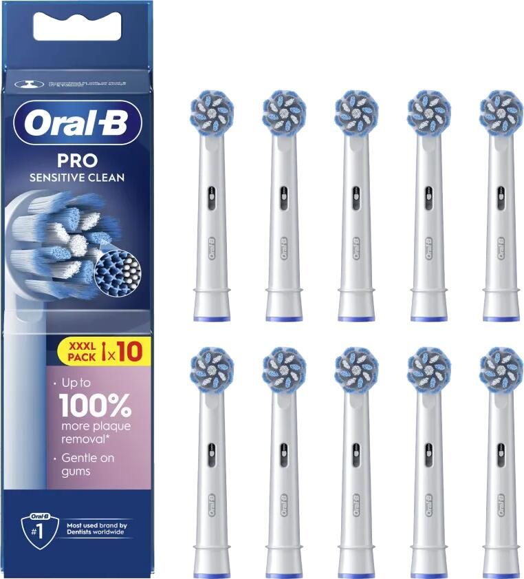 Oral B Oral-B Pro Sensitive Clean Opzetborstels 10 Stuks
