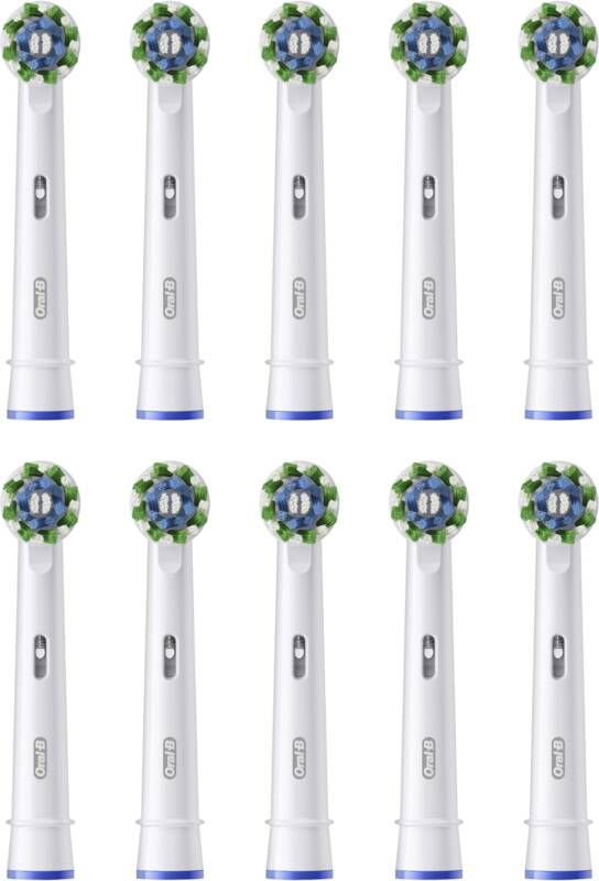 Oral B Oral-B Pro Cross Action Opzetborstels Met CleanMaximiser Technologie 10 Stuks Brievenbusverpakking