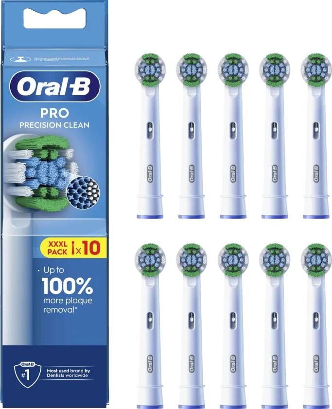 Oral B Oral-B Pro Precision Clean Opzetborstels met CleanMaximiser Technologie- 10 Stuks