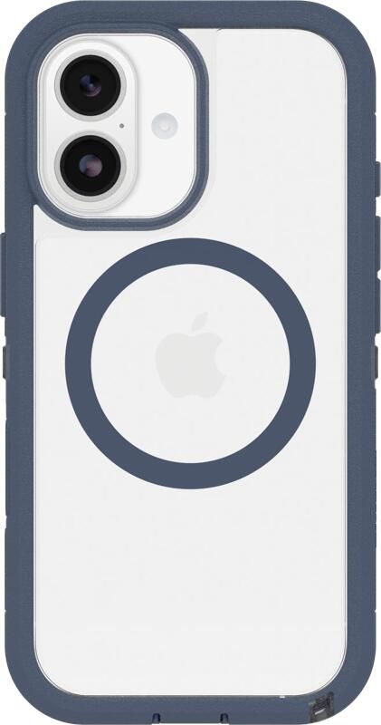 OtterBox Defender Pro XT iPhone 17 Back Cover met MagSafe Magneet Transparant Blauwe Rand