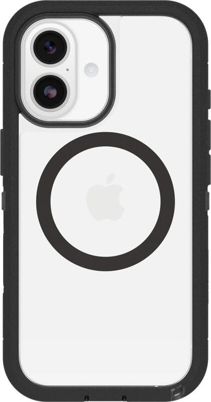 OtterBox Defender Pro XT iPhone 17 Back Cover met MagSafe Magneet Transparant Zwarte Rand