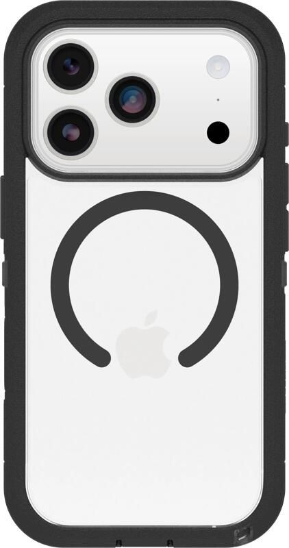 OtterBox Defender Pro XT iPhone 17 Pro Back Cover met MagSafe Magneet Transparant Zwart