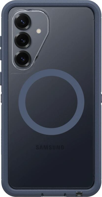 OtterBox Defender Samsung Galaxy S26 Plus Back Cover met Magneet Transparant Blauwe Rand