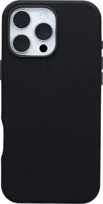 OtterBox Symmetry Apple iPhone 16 Pro Max Back Cover met MagSafe Magneet Leer Zwart