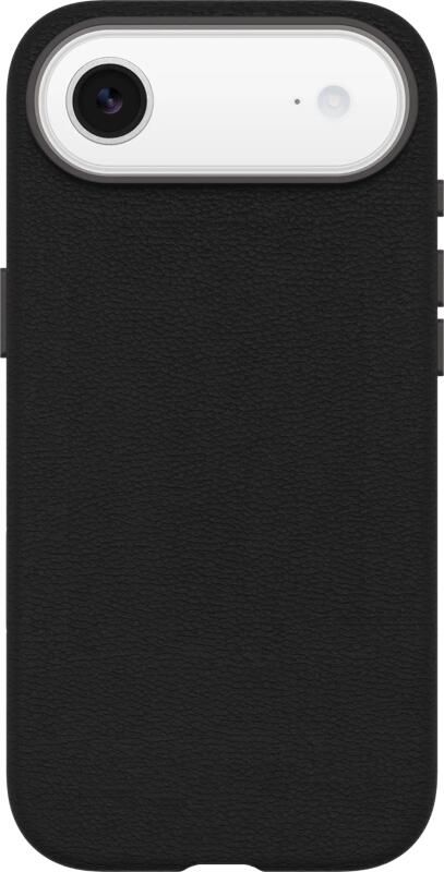 OtterBox Symmetry iPhone Air Back Cover met MagSafe Magneet Leer Zwart