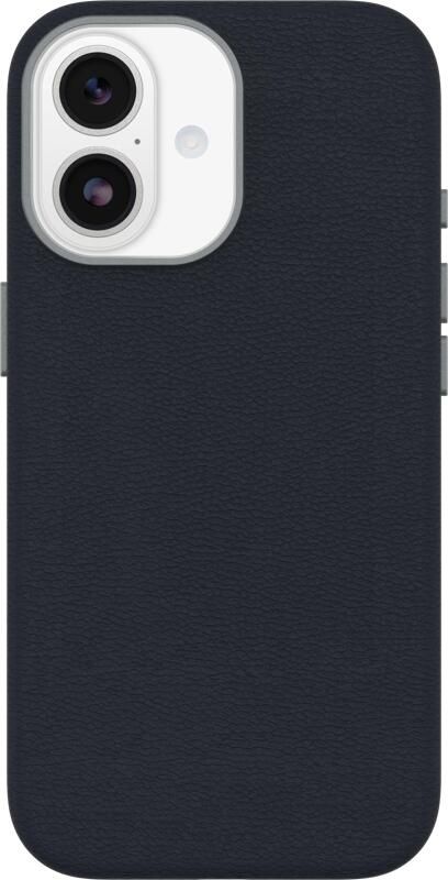 OtterBox Symmetry iPhone 17 Back Cover met MagSafe Magneet Leer Blauw