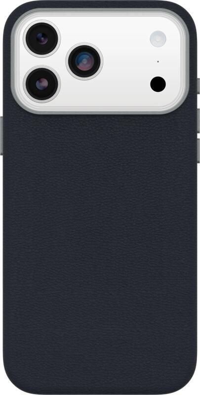 OtterBox Symmetry iPhone 17 Pro Max Back Cover met MagSafe Magneet Leer Blauw