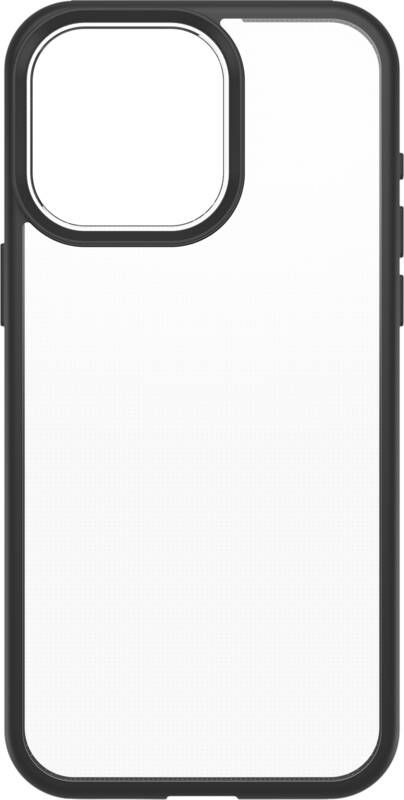 Otterbox React Apple iPhone 15 Pro Max Back Cover Transparant Zwart