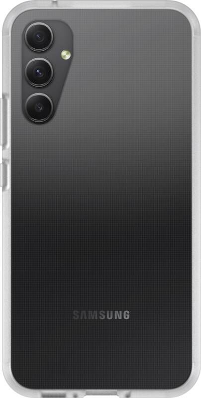 Otterbox React Samsung Galaxy A34 Back Cover Transparant Zwart
