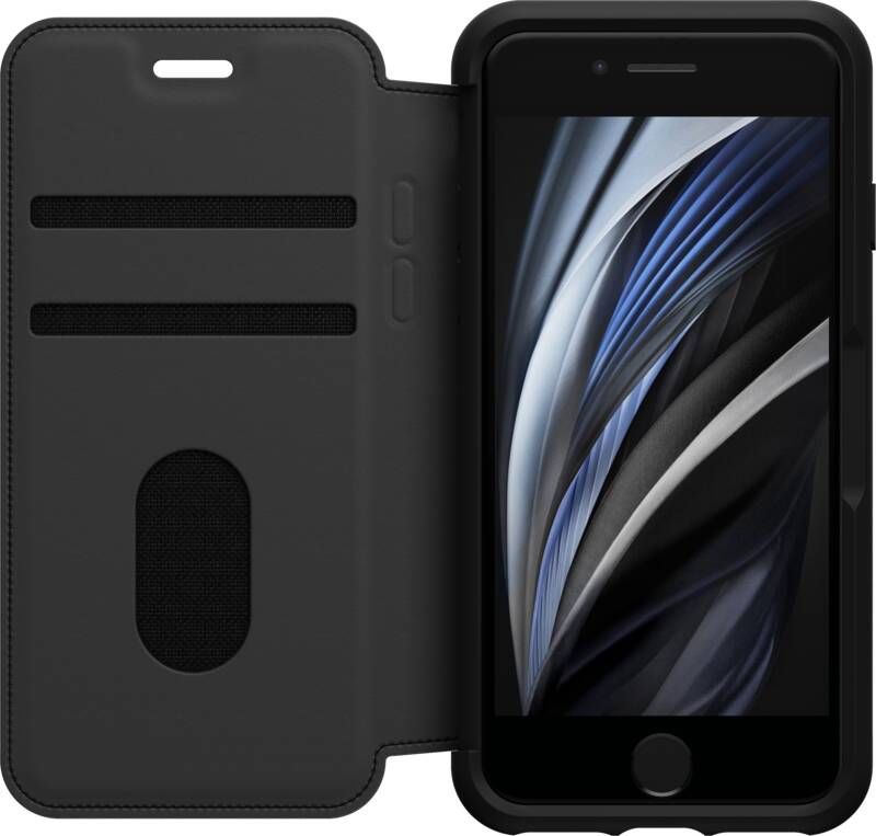 OtterBox Strada Apple iPhone SE 2022 SE 2020 8 7 Book Case Zwart