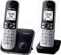 Panasonic DECT KXTG6852NLB Duo Zwart | Smartphones tablets en meer | 5025232730902 - Thumbnail 1