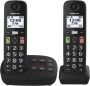Panasonic DECT KX-TGU132EXB Duo Zwart | Smartphones tablets en meer | 5025232964222 - Thumbnail 1