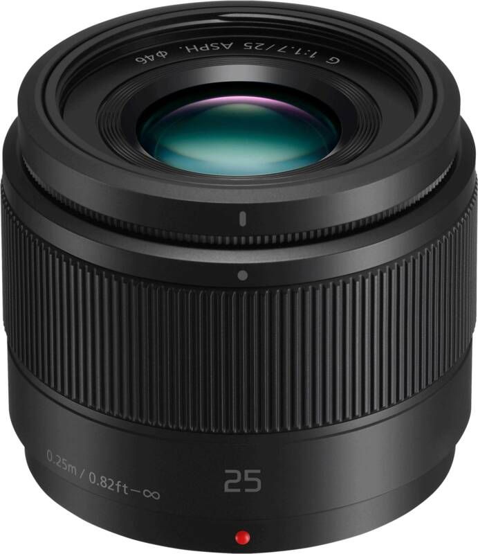 Panasonic Leica Lumix G 25mm f 1.7 ASPH H-H025E Zwart