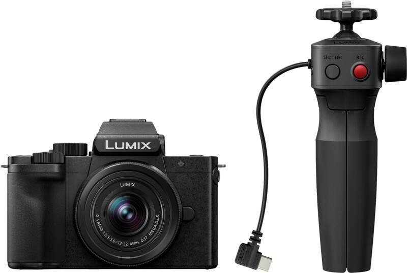 Panasonic Lumix G100D + 12-32mm f 3.5-5.6 + Grip