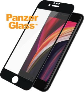 PanzerGlass Apple iPhone 6 6s 7 8 SE (2020) Case Friendly Smartphone screenprotector Zwart