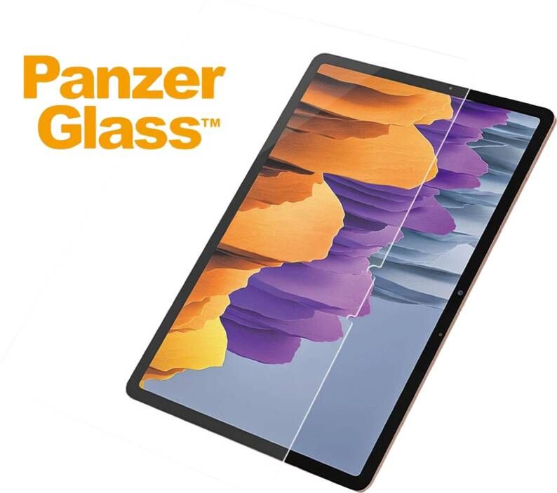 PanzerGlass Screenprotector voor Galaxy Tab S7 S8 (Case Friendly) Tablet screenprotector Transparant