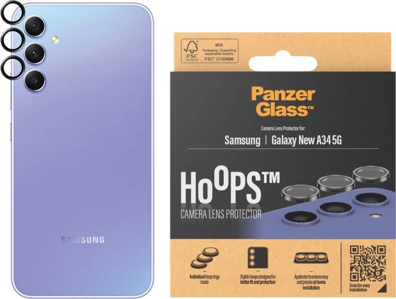 PanzerGlass Hoops Samsung Galaxy A35 Camera Lens Protector Glas