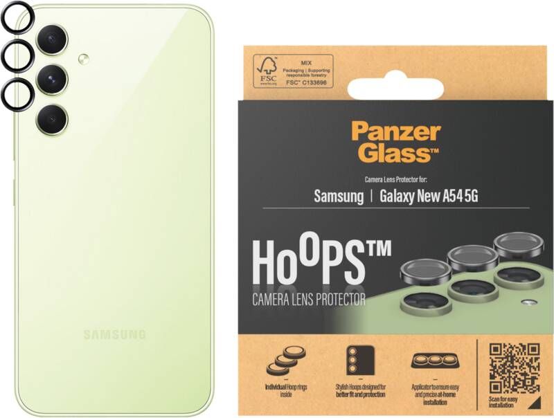 PanzerGlass Hoops Samsung Galaxy A55 Camera Lens Protector Glas