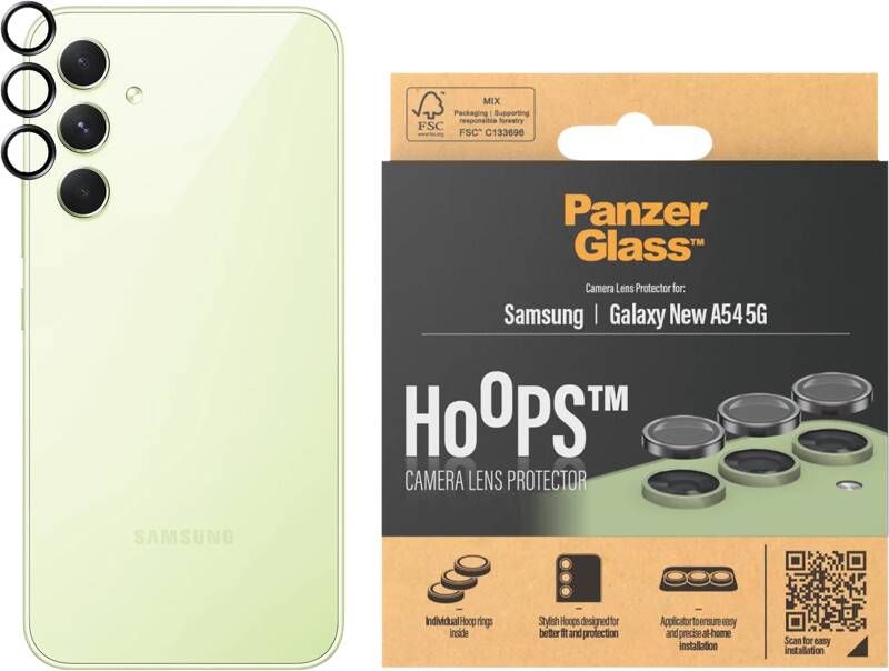 PanzerGlass Hoops Samsung Galaxy A55 Camera Lens Protector Glas