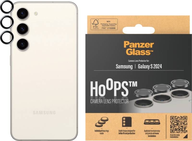 PanzerGlass Hoops Samsung Galaxy S24 Camera Lens Protector Glas