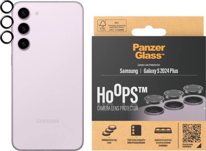 PanzerGlass Hoops Samsung Galaxy S24 Plus Camera Lens Protector Glas