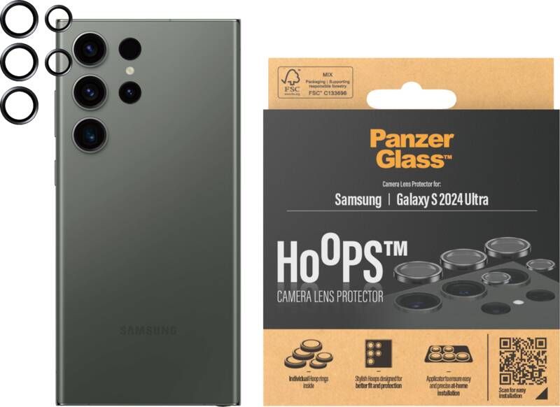 Panzerglass Hoops Samsung Galaxy S24 Ultra | Telefoon screenprotectors | 5711724012099