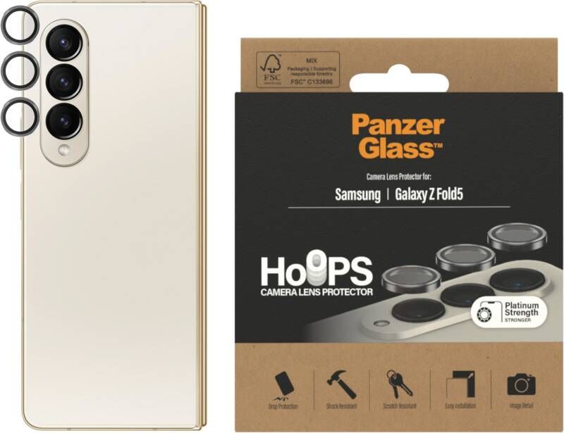 PanzerGlass Hoops Samsung Galaxy Z Fold 5 Camera Lens Protector Glas