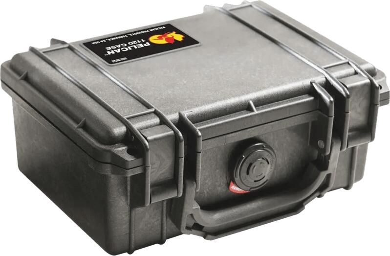 Pelicase 1120 zwart met plukschuim
