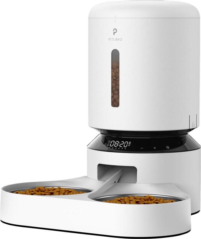 Petlibro Granary Duo Automatische kattenvoerbak Wit