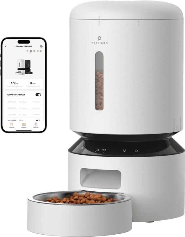 Petlibro Granary WIFI Automatische kattenvoerbak Wit