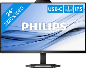 Philips Lcd-monitor 24E1N5300HE 60 5 cm 24 " Full HD geïntegreerde webcam en microfoon met noise cancelling