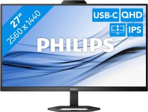 Philips Lcd-monitor 27E1N5600HE 68 6 cm 27 " QHD Webcam en microfoon met Noise Cancelling