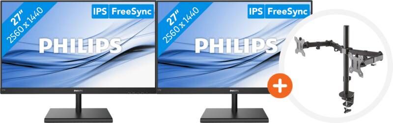 Philips 2x 275E1S 00 + NewStar FPMA-D550DBLACK