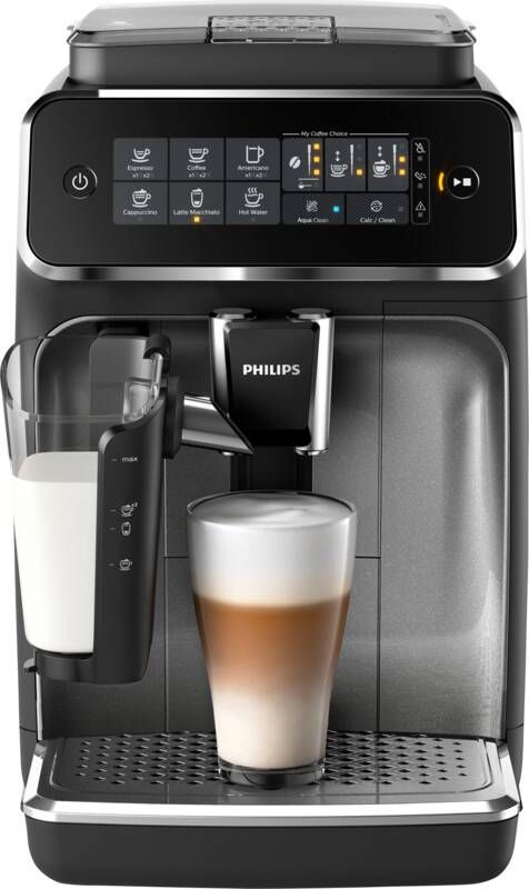 Philips LatteGo 3200 series EP3246 70 Espressomachines Zwart Zilver