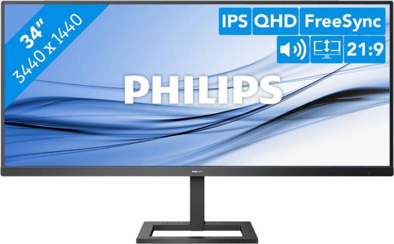 Philips Gaming-monitor 345E2AE 00 86 36 cm 34 " WQHD
