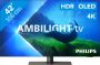 Philips OLED-TV 42OLED808 12 106 cm 42" 4K Ultra HD Android TV Google TV Smart TV - Thumbnail 1