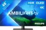 Philips OLED-TV 65OLED808 12 164 cm 65" 4K Ultra HD Android TV Google TV Smart TV - Thumbnail 1