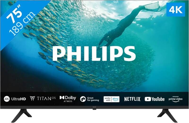 Philips 75PUS7009 12 | Smart TV's | Beeld&Geluid Televisies | 8718863043882