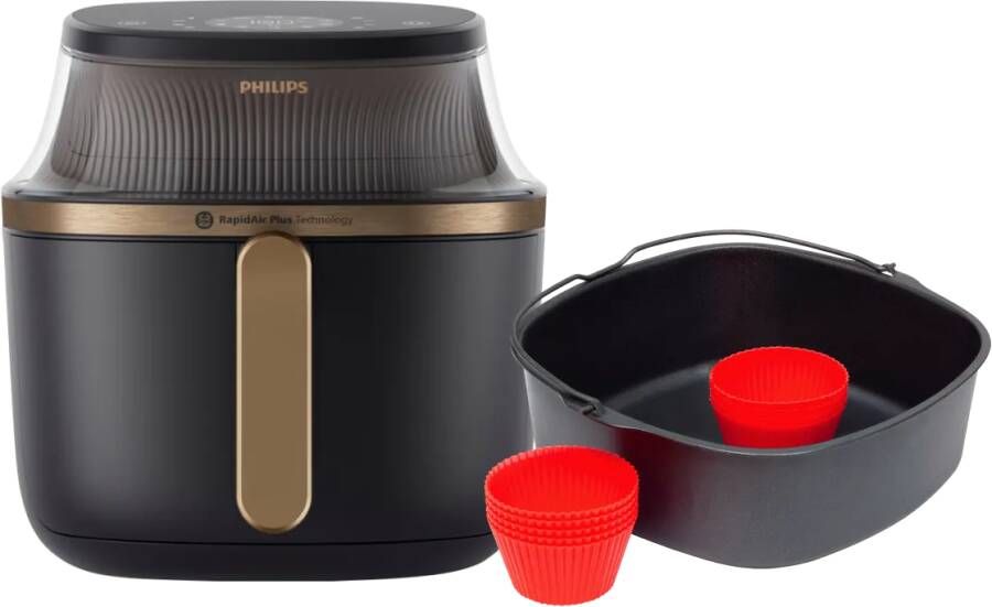 Philips Airfryer XL 3000 Serie NA332 00 + Bakmeesterset