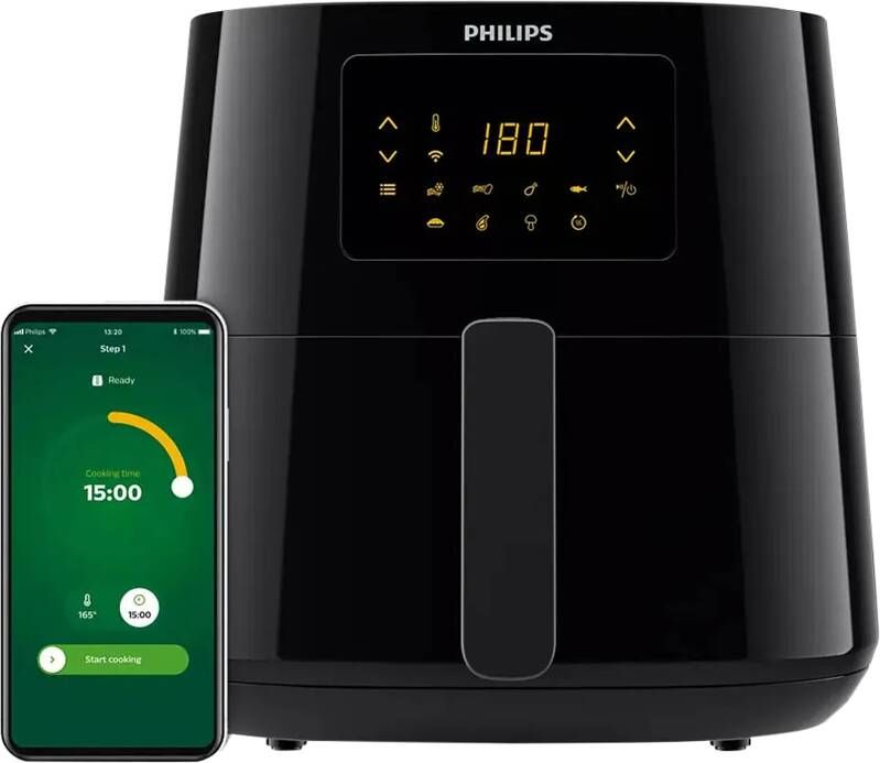 Philips Essential Connected 5000 Series HD9280 70 6 2 liter (XL) Rapid Air-technologie 7 ingestelde programma's Quickclean