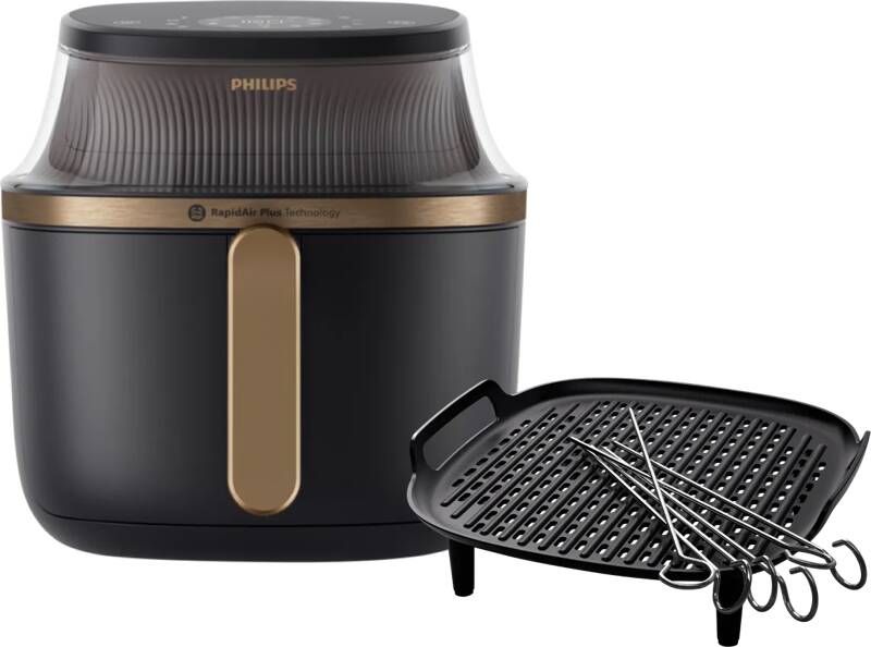 Philips Airfryer XXL 3000 Serie NA342 00 + Grillkit