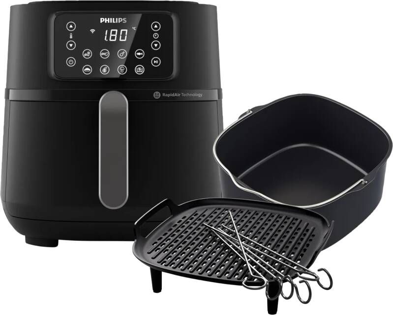 Philips Airfryer XXL Connected HD9285 93 + Kookrek + Bakvorm