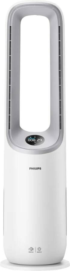 Philips 7000 Series Air Performer AMF765 10 2-in-1 Luchtreiniger & Ventilator HEPA Filter 270 m³ u Wit App Connected