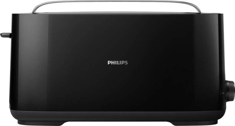 Coppens Philips Broodrooster longslot zwart Daily Collection