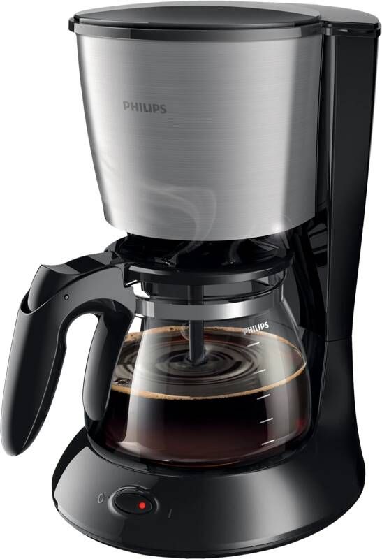 Philips filterkoffiezetapparaat Daily Collection HD7462 20 zwart metaal 1 2L