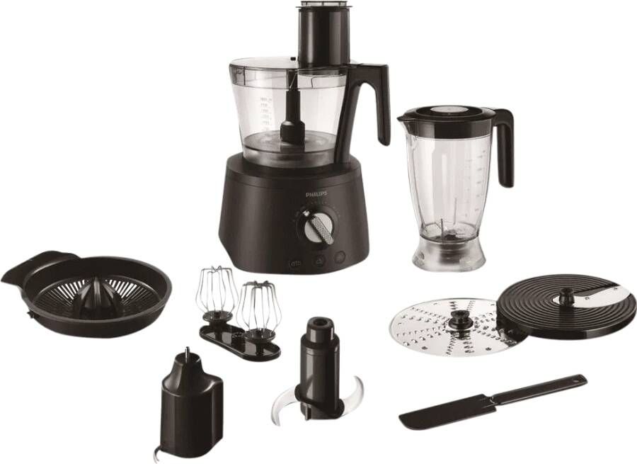 Philips HR7776 90 Robot Avance Zwart | Food processors | Keuken&Koken Keukenapparaten | HR7776 90
